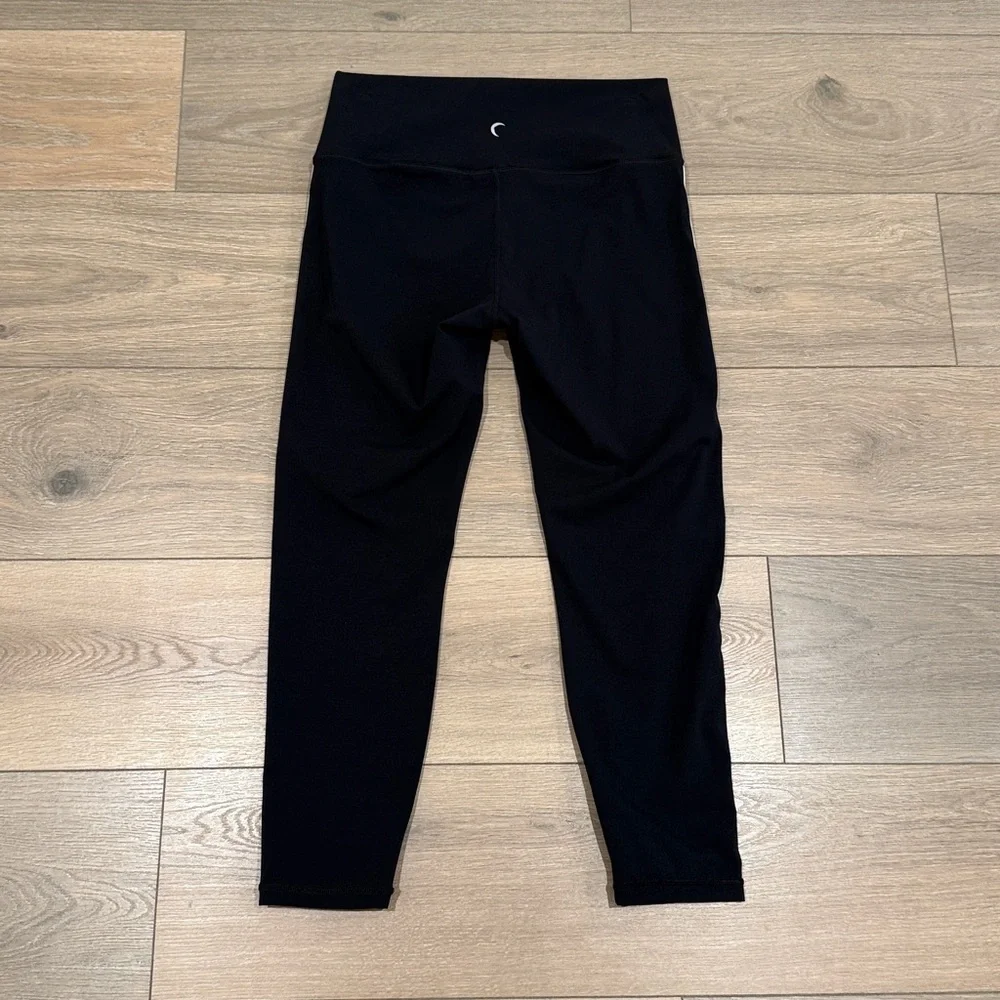 ZYIA ACTIVE‎ Pink Rainbow Black Luxe Hi-Rise 7/8 Workout Yoga Legging Size 8-10